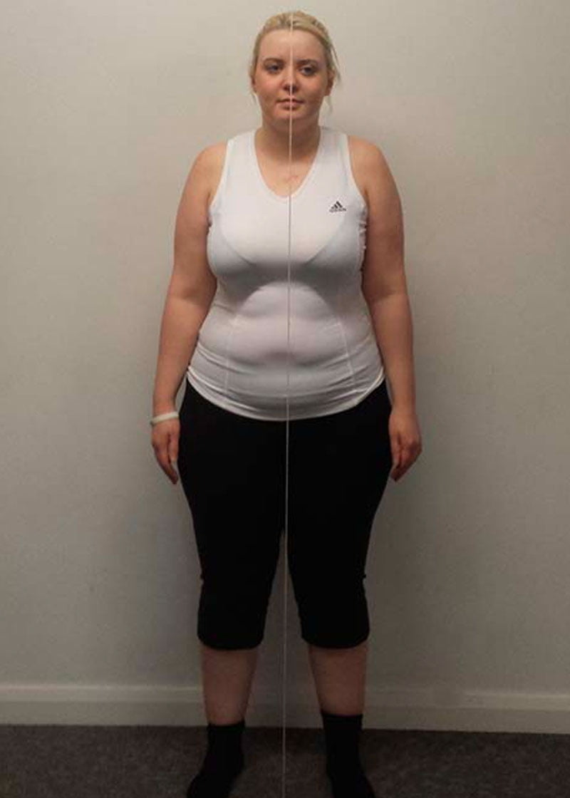 Natalie before Personal Training Leeds