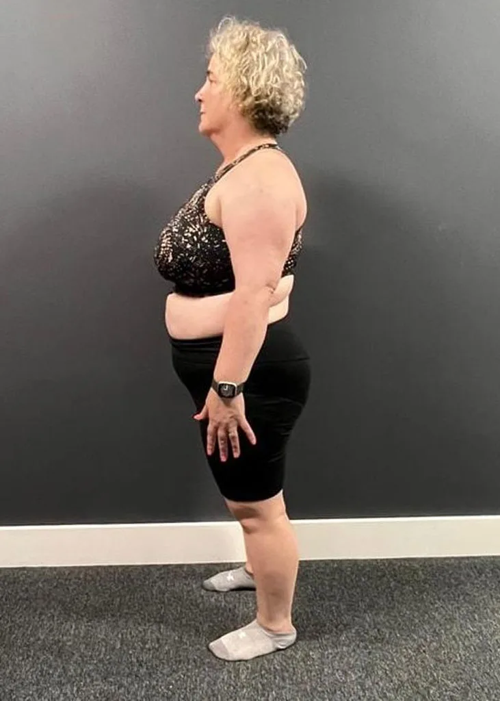 Jo-Anne before Personal Training Leeds